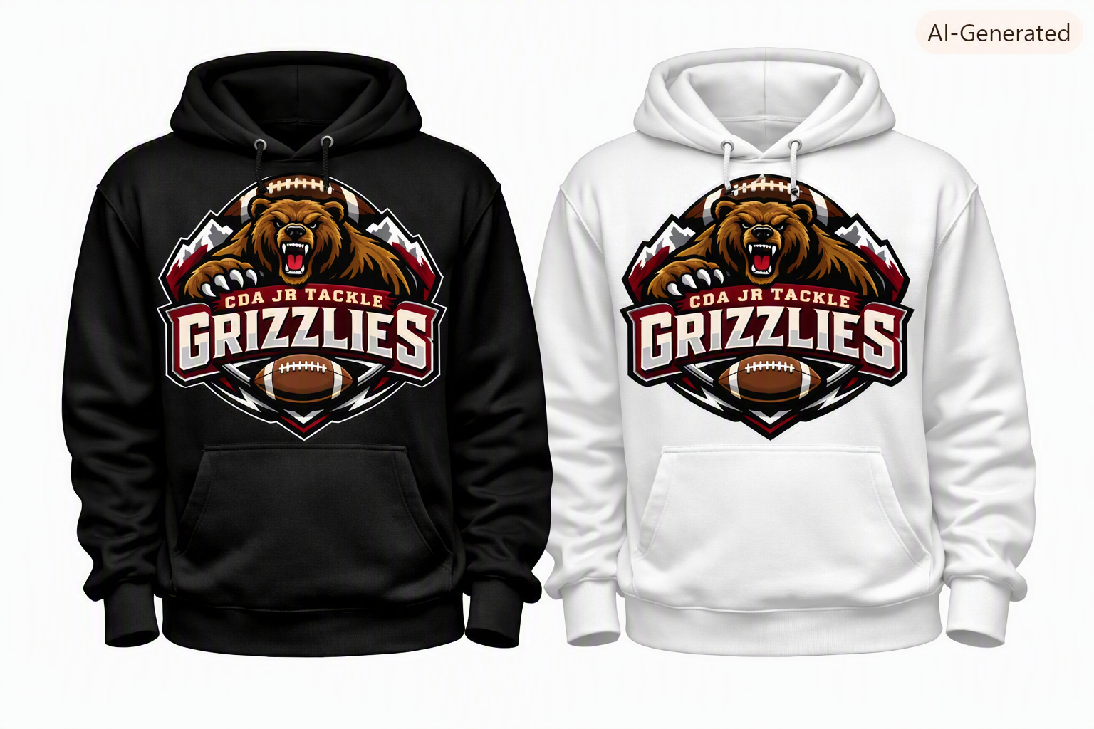 Grizzlies CDA JR Tackle Hoodie