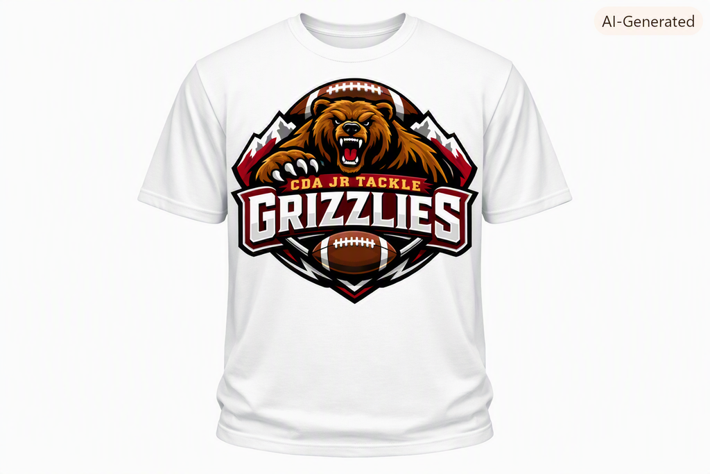 Grizzlies CDA JR Tackle T-shirt