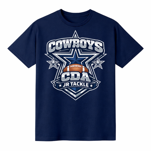 Cowboys Black Tee