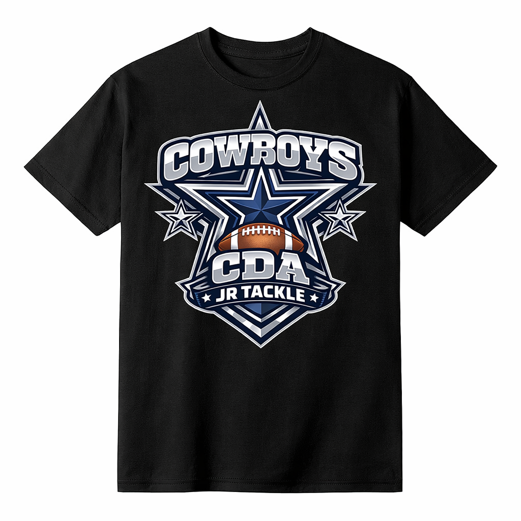 Cowboys Black Tee